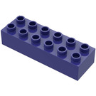 LEGO Duplo Violet Duplo Brique 2 x 6 (2300)