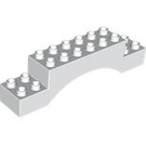 LEGO Duplo blanc Arche
 Brique 2 x 10 x 2 (51704 / 51913)