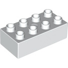 LEGO Duplo blanc Brique 2 x 4 (3011 / 31459)
