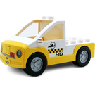 LEGO Duplo blanc Auto/Truck Base Assembly avec 'FOLLOW ME' et '40' Autocollant (47440)