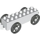 LEGO Duplo White Horsewagon with wheels (76087)