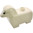 LEGO Duplo Weiß Sheep mit Kurz Beine