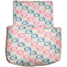 Duplo blanc Sleeping Bag avec Pink et Bleu lapin Modèle
