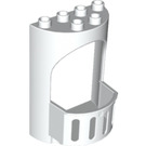 LEGO Duplo blanc Tower avec Balcony 3 x 4 x 5 (98236)
