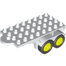 LEGO Duplo blanc Truck Trailer Assembly (25081)