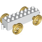 LEGO Duplo White Wagon 2 x 8 x 1 1/2 Spiral Wh.Ø37 (99430)