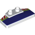 LEGO Duplo blanc Aile 2 x 4 x 0.5 avec Buzz Lightyear Décoration (89398 / 89942)