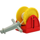 레고 Duplo Winch Stand with Yellow Drum and Light Gray Nozzle (4654)