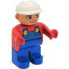 LEGO DUPLO avec Bleu Overalls Duplo Figure