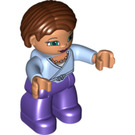 LEGO Duplo Woman avec Bobbed Cheveux Duplo Figure