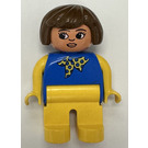 LEGO Duplo Woman with Scarf Duplo Figure with Nose