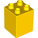 LEGO Duplo Gelb Duplo Backstein 2 x 2 x 2 (31110)