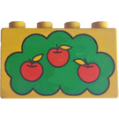 LEGO Duplo Jaune Duplo Brique 2 x 4 x 2 avec Pomme Arbre (31111)