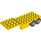 LEGO Duplo Yellow Duplo Truck Trailer 4 x 13 x 2 (47411)