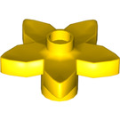 LEGO Duplo Jaune Fleur avec 5 Angular Pétales (6510 / 52639)