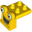 LEGO Duplo Jaune Scoop Yeux + Mouth (53067)