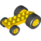 LEGO Duplo Yellow Tractor Bottom (40874)