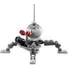 LEGO Enano Araña Droid con Dark Stone Gris Dome y Negro Shooter Minifigura