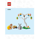 LEGO Easter Bunny and Chick Egg Hunt Set 40808 Instructions
