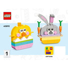 LEGO Easter Decorations Set 40890 Instructions