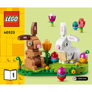 LEGO Easter Rabbits Display 40523 Instructions