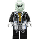 LEGO Ebony Maw с Светлина Аква Глава Минифигурка