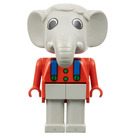 LEGO Edward Elephant with Red Top with Blue Suspenders Fabuland Figure