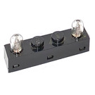 LEGO Electric Luz & Sonido Ladrillo 1 x 4 con Twin Parte superior Lights (4771 / 73664)