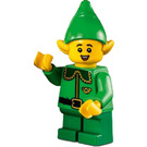 LEGO Elf with Dark Green Collar (Open Mouth, Freckles) Minifigure