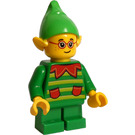 LEGO Elf with Red Collar and Lime Stripes Minifigure