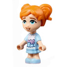 LEGO Ella with Blue Bow Top Minifigure