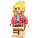 LEGO Ellie Sattler with Coral Shirt and Ponytail Minifigure