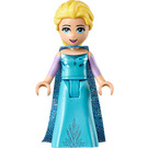 LEGO Elsa s Modrá Šaty a Plášť s Dots Minifigurka