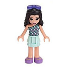 LEGO Emma, Light Aqua Layered Skirt minifiguur