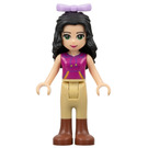 LEGO Emma, Magenta Horní, Barva opálení Riding Pants, Luk Minifigurka