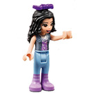 LEGO Emma, Medium Lavendel Top met Wit Birds Minifiguur