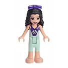 LEGO Emma with Aqua and Purple Wetsuit with Sunglasses Minifigure