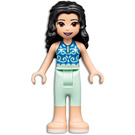 LEGO Emma with Blue Swimsuit Top and Aqua Trousers Minifigure
