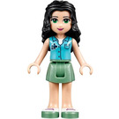 LEGO Emma met first aid sleeveless Top en sand green skirt minifiguur