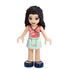 LEGO Emma met Bloem Top en Aqua Rok Minifiguur