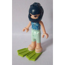 LEGO Emma con Casco y Flippers Minifigura