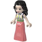 LEGO Emma s Dlouhé Korálová Sukně Minifigurka