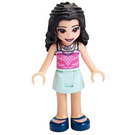 LEGO Emma met Roze Swirl Top en Licht Aqua Rok Minifiguur