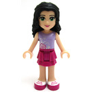 LEGO Emma mit purple oben und magenta skirt Minifigur