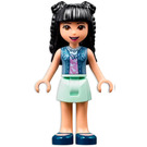 LEGO Emma with Sand Blue Vest and Aqua Skirt with Flower Minifigure