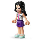 LEGO Emma with White Jacket and Purple Skirt Minifigure