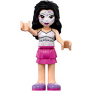 LEGO Emma with White Ruffled Top and Face Paint Minifigure