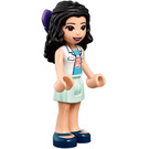 LEGO Emma with White Vest and Paw Print Top with Bow Minifigure
