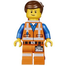 LEGO Emmet - Lopsided Closed Mouth Smile and Plate on Leg Minifigure