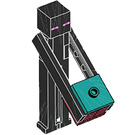 LEGO Enderman with Dark Red and Dark Turquoise Block Minifigure